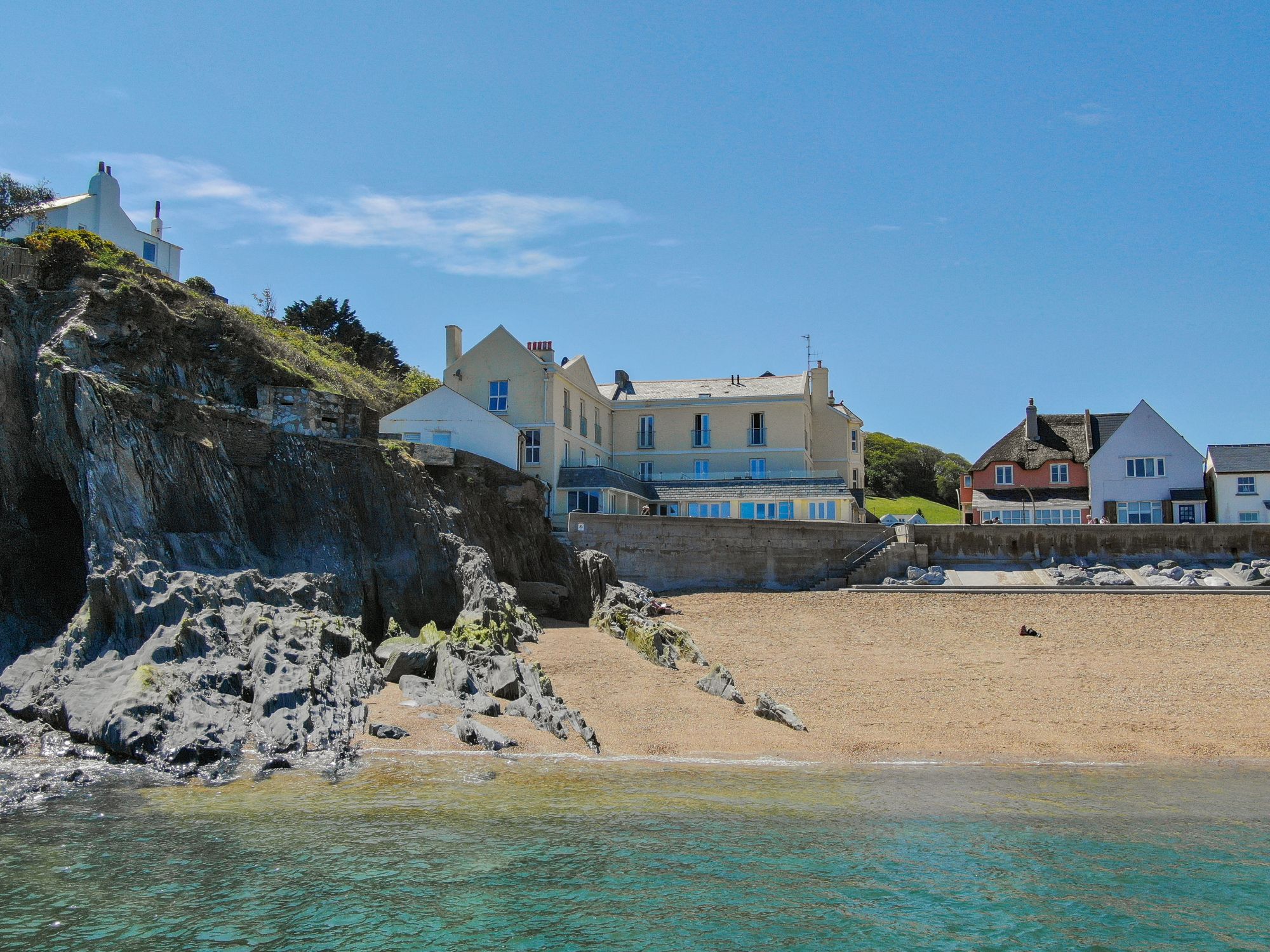 at the beach in torcross devon beach slapton