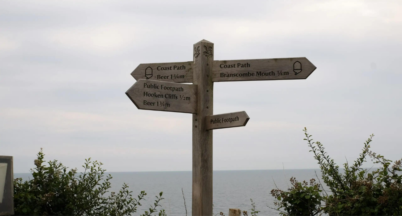 coast path sign