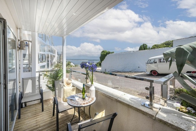 Balcony/Terrace, Seating Area, Sea Views-Porthminster Skies 
