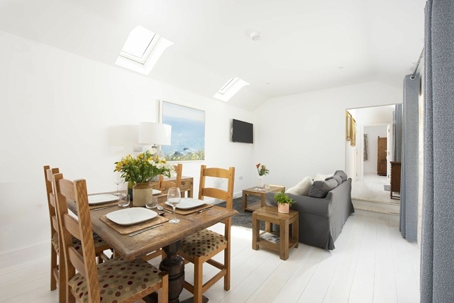Open plan kitchen, dining, lounge - Cuthberts Barn