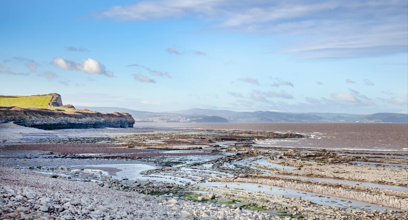 Kilve Beach in Somerset