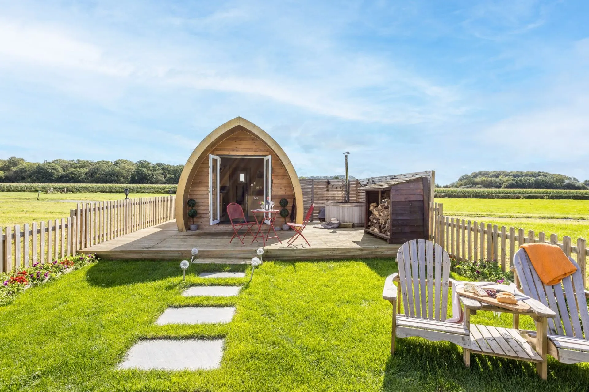 cathedral view glamping wells