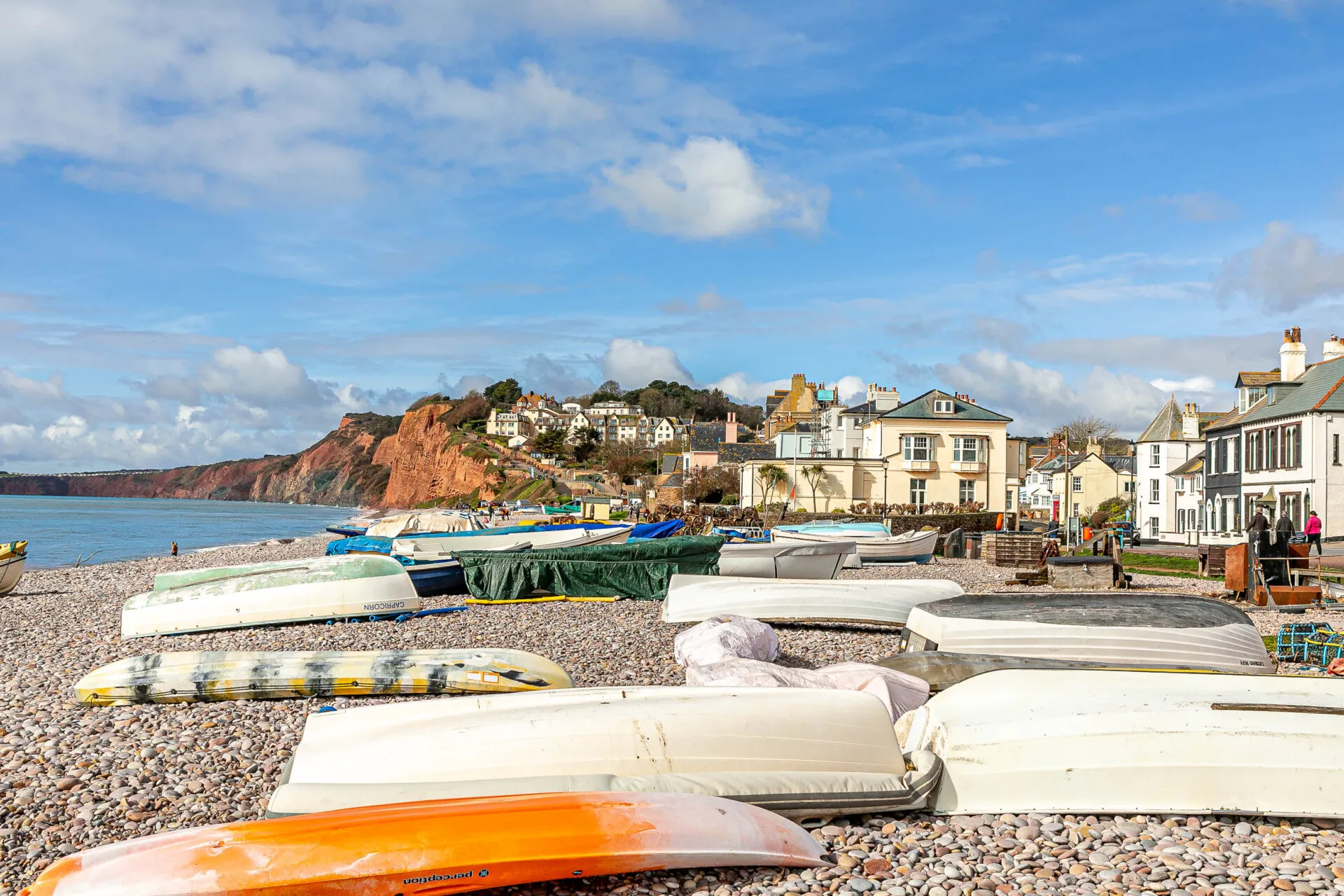 Budleigh Salterton on the Jurassic Coast in East Devon
