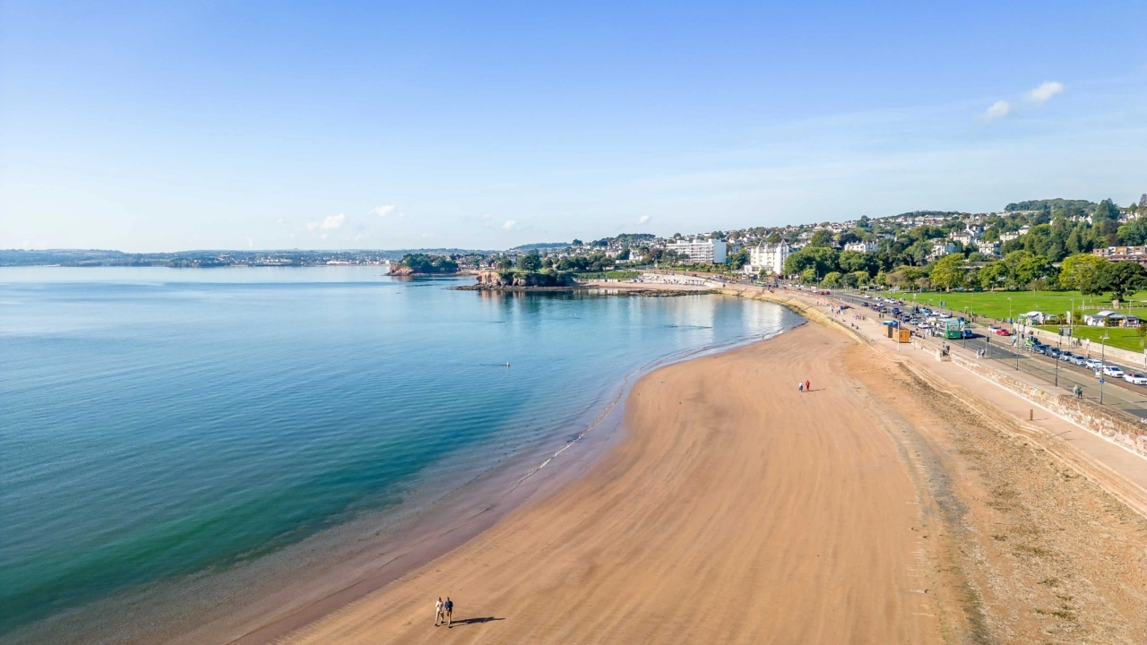 Torre Abbey Sands in Torquay, Devon