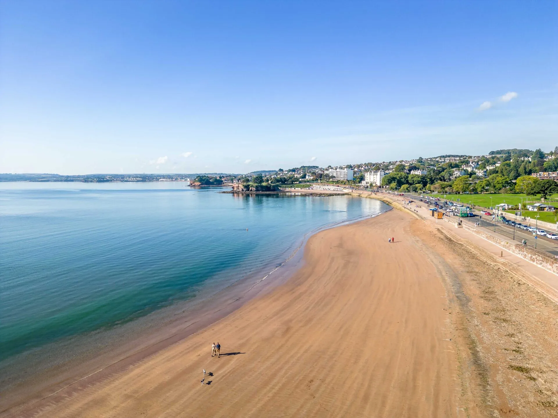 Torre Abbey Sands in Torquay, Devon