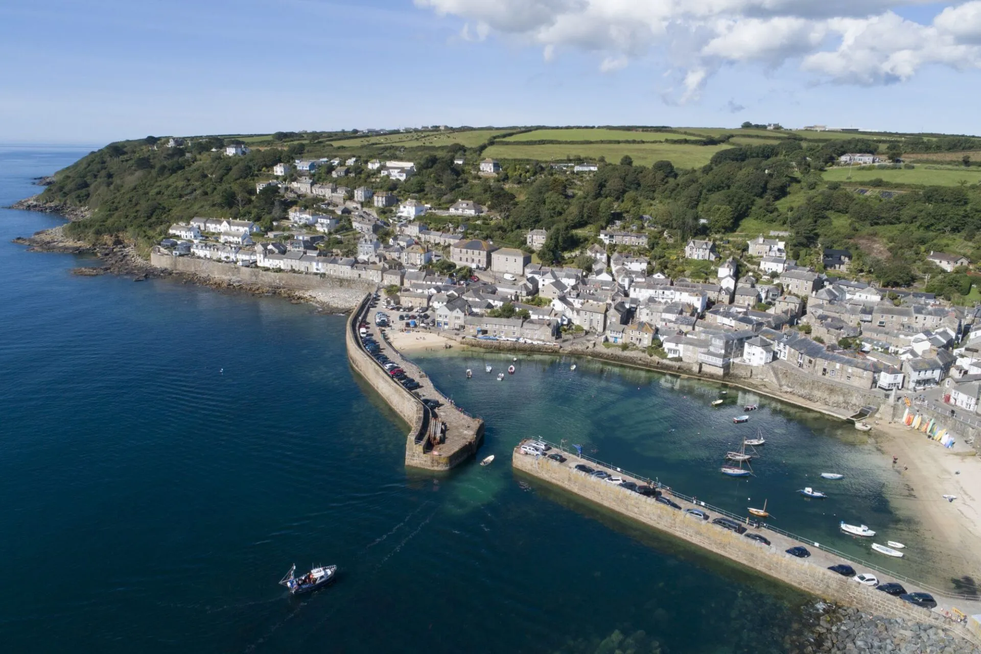Luxury Coastal Mousehole Cottages with Sea Views Lead Image
