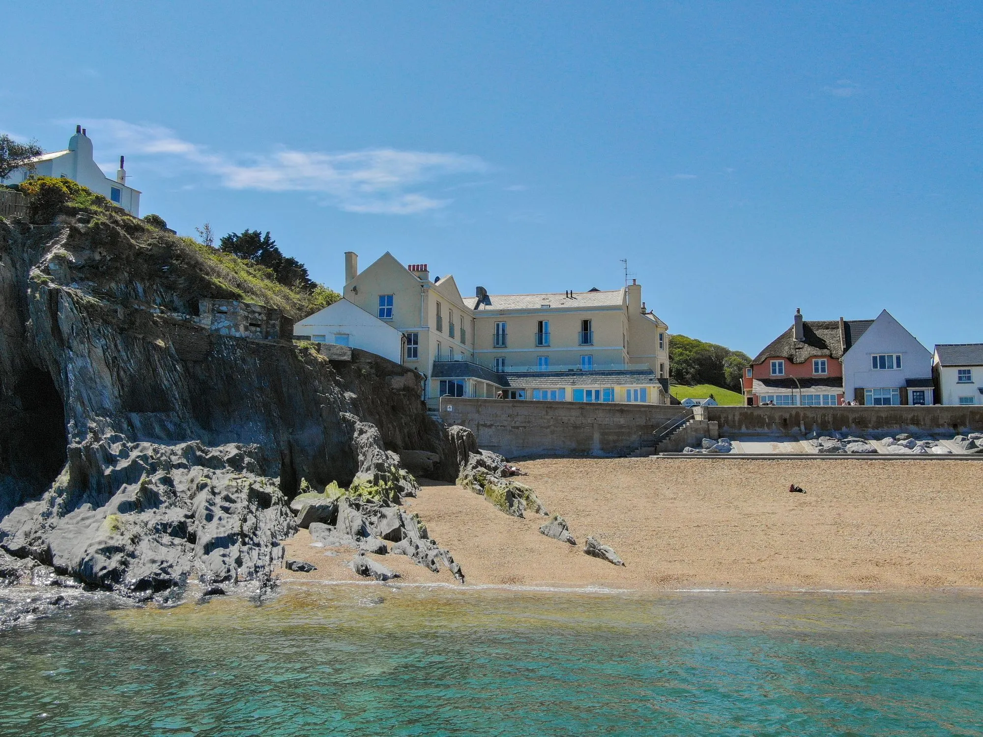 at the beach in torcross devon beach slapton