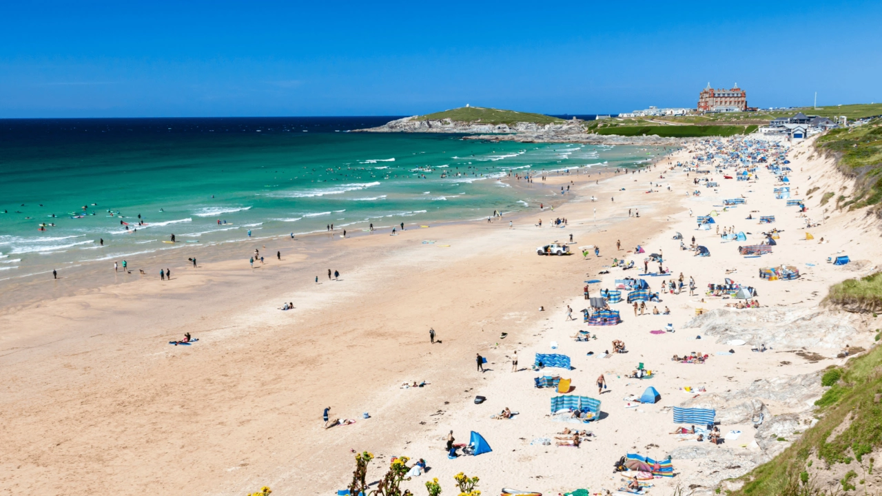Fistral Beach in Newquay on the North Cornwall coast