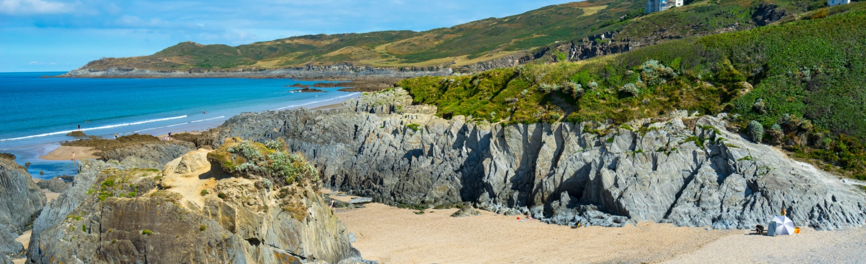 Woolacombe, Barricane Beach in North Devon, Devon holiday cottages