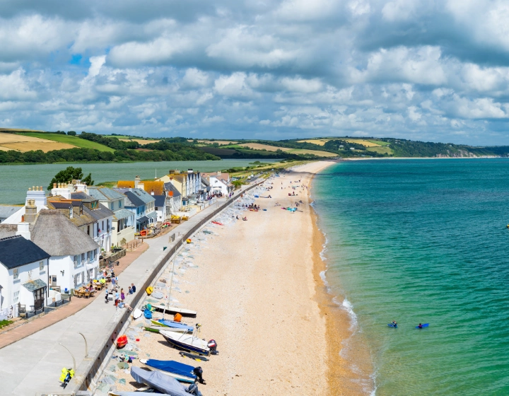 Torcross village in South Hams, Devon