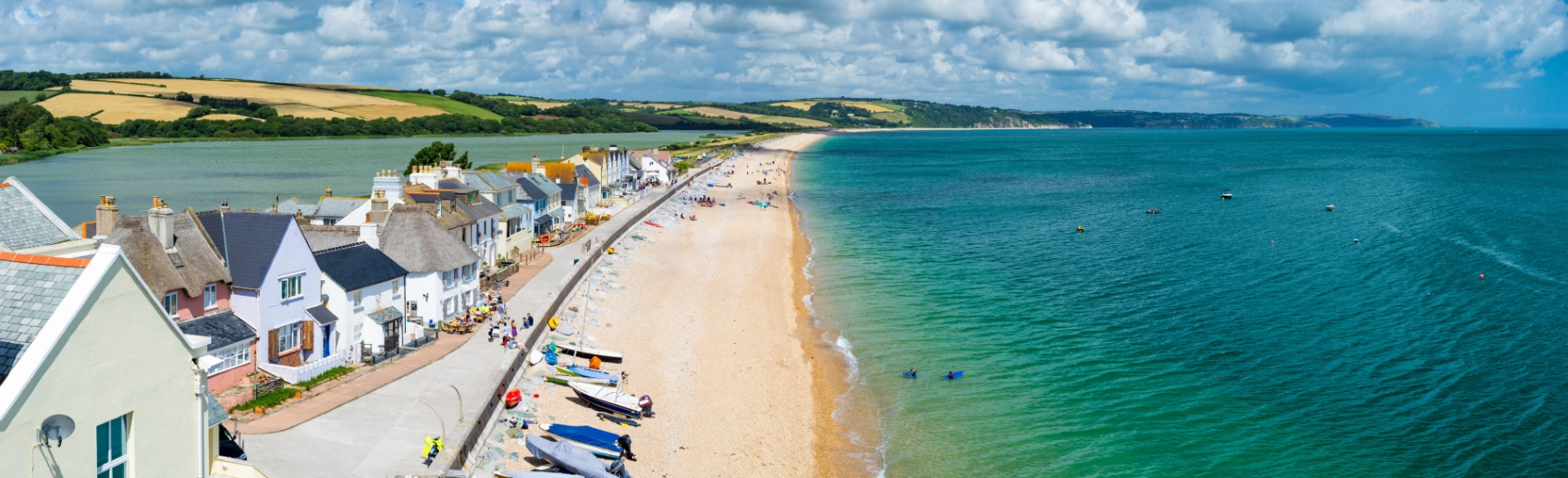 View of the shingle beach at Torcross in South Devon, 48 hours in Torcross