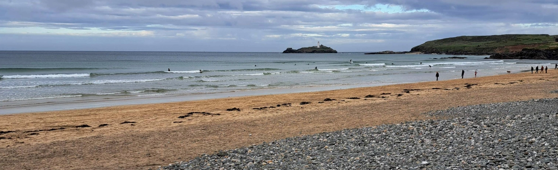 Nature experiences in winter - Gwithian Beach in Cornwall