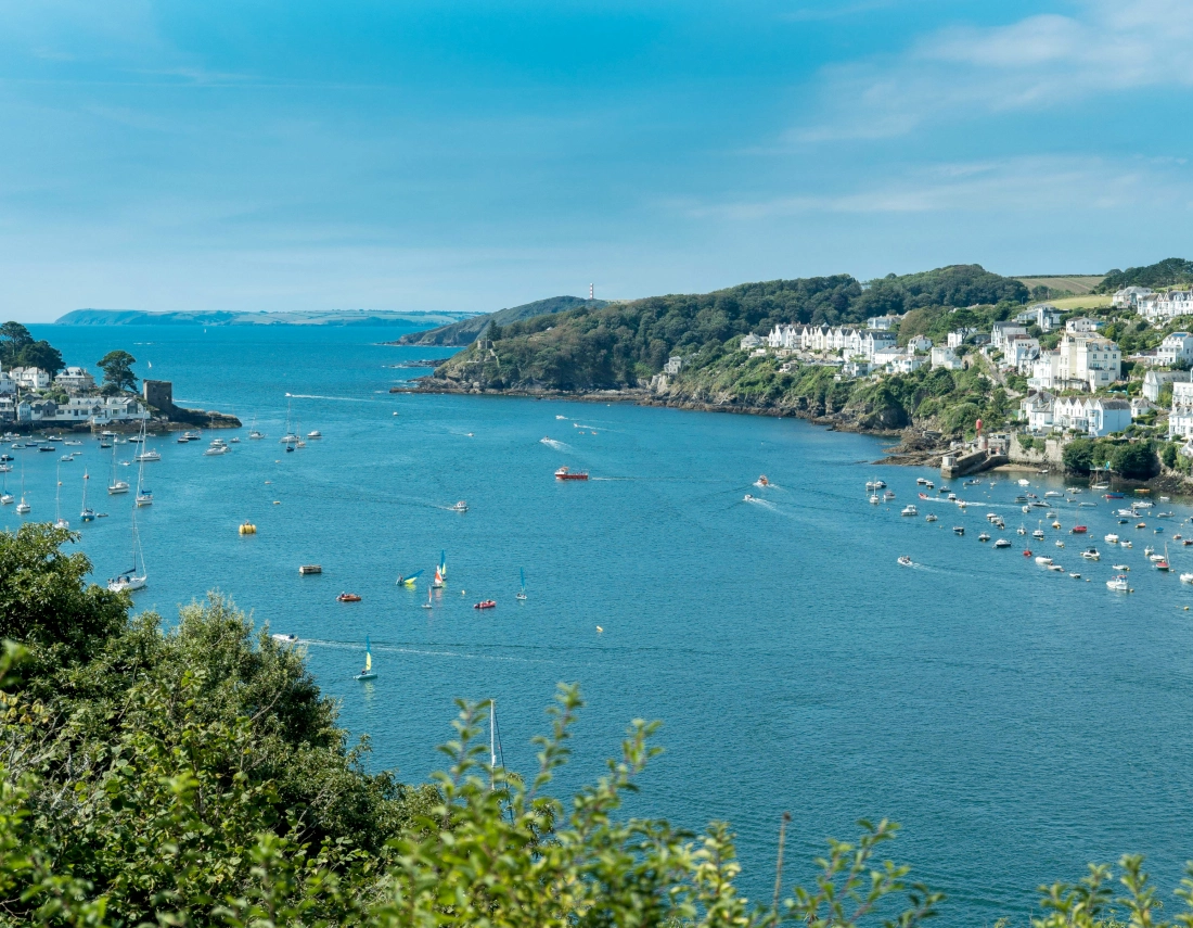 The picturesque River Fowey in Cornwall