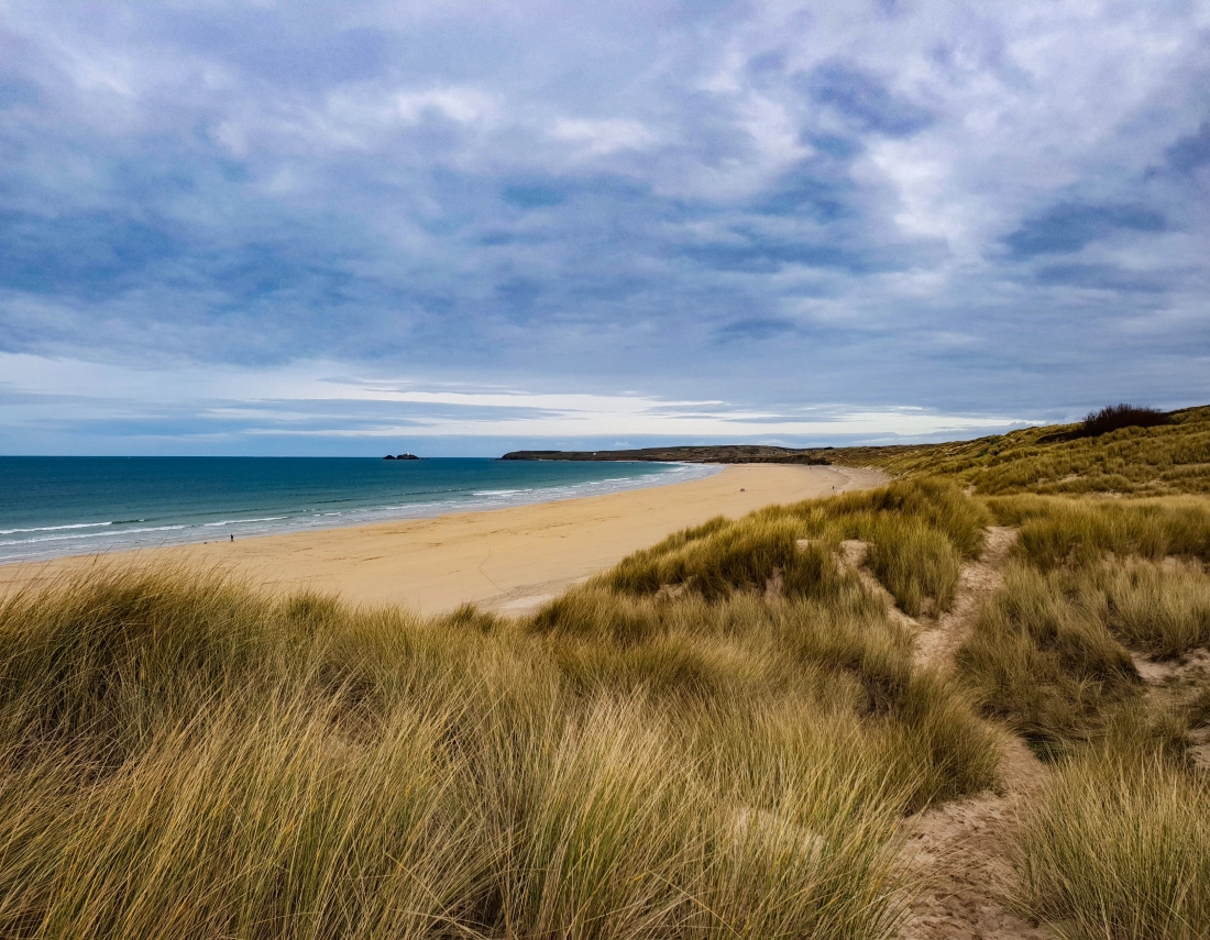 Dunes of the Towans in Hayle, Cornwall